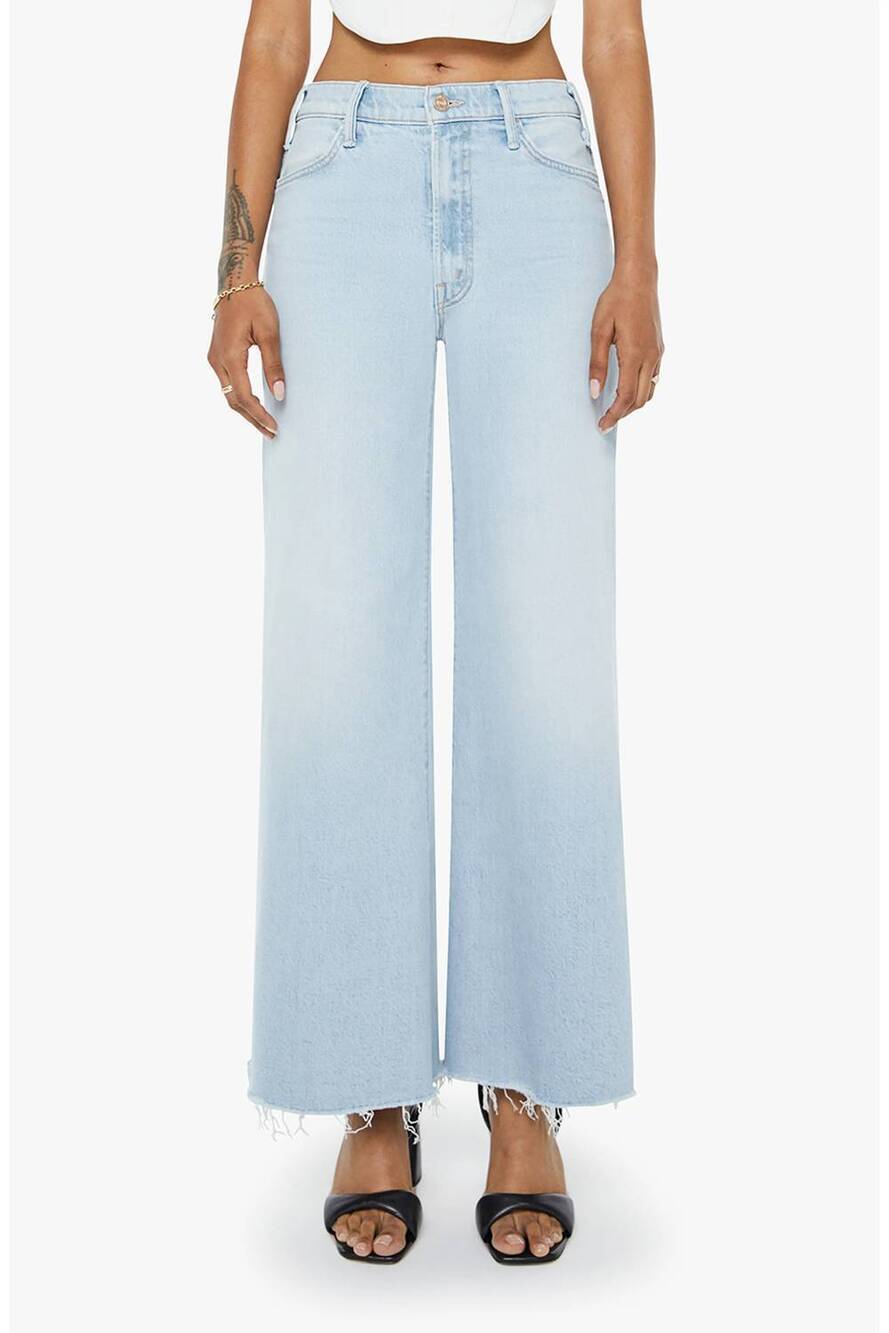 NEW MOTHER women's the lil hustler roller fray hem jean in bring the cooler